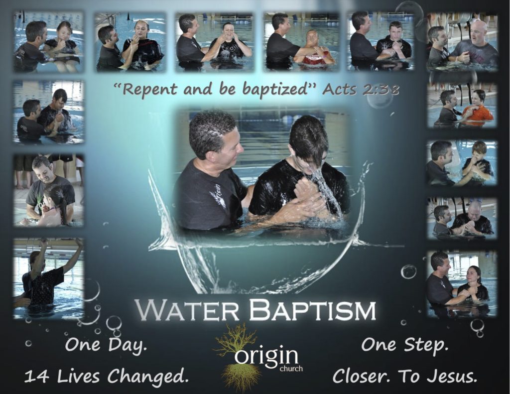 Baptism Origin……the journey continues! Shane Craven